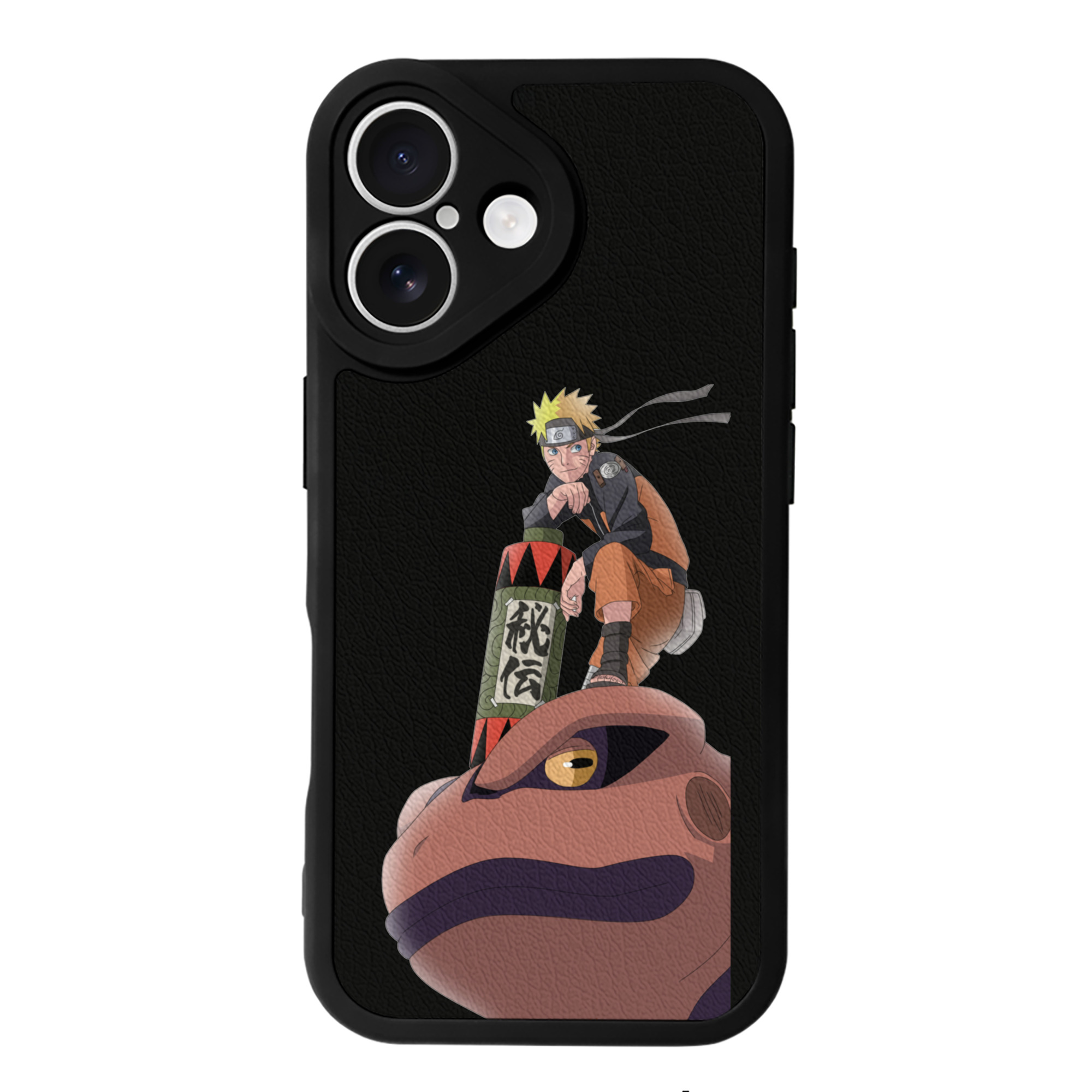 （画像用） NARUTO -ナルト- うずまき ナルト Uzumaki Naruto 【iPhone 16シリーズ対応】シリコンスマホケース（レザー調） 材質：シリコン